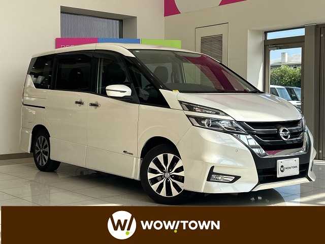日産 セレナ ハイウェイスター プロパイロットED 埼玉県 2016(平28)年 6.4万km ブリリアントホワイトパール エマージェンシーブレーキ　/プロパイロット　/純正フリップダウンモニター /純正9インチメモリナビ /　　CD/DVD/BT/BD/フルセグ/バックカメラ /両側パワースライドドア /LEDオートライト /純正16インチアルミホイール/電子パーキング/ステアリングスイッチ /純正ETC