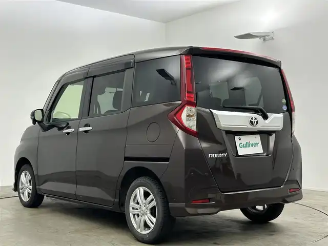 トヨタ ルーミー カスタムG 岡山県 2020(令2)年 6万km プラムブラウンパールクリスタルシャイン 純正SDナビ/（CD/DVD/BT/フルセグTV）/バックカメラ/両側パワースライドドア/コーナーセンサー/LEDヘッドライト/オートライト/前席シートヒーター/純正14インチアルミホイール/TVキャンセラー/ETC/ISOFIX/後席サンシェイド/ステアリングスイッチ/チルトステアリング/シートリフター/シートバックテーブル/ウインカーミラー/ドアバイザー