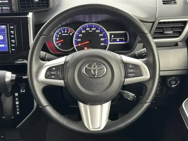 トヨタ ルーミー カスタムG 岡山県 2020(令2)年 6万km プラムブラウンパールクリスタルシャイン 純正SDナビ/（CD/DVD/BT/フルセグTV）/バックカメラ/両側パワースライドドア/コーナーセンサー/LEDヘッドライト/オートライト/前席シートヒーター/純正14インチアルミホイール/TVキャンセラー/ETC/ISOFIX/後席サンシェイド/ステアリングスイッチ/チルトステアリング/シートリフター/シートバックテーブル/ウインカーミラー/ドアバイザー