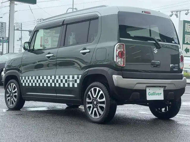 スズキ ハスラー Jスタイル Ⅱ ターボ 徳島県 2016(平28)年 2.7万km クールカーキパールメタリック/ホワイト2トーンルーフ 純正オプションメモリナビ/(AM.FM.CD.DVD.BT.フルセグ.USB)/純正オプション全周囲カメラ/純正オプションルーフレール/純正アルミホイール/純正フロアマット/スマートキー/オートエアコン/パドルシフト/ＨＩＤヘッドライト/ＬＥＤフォグライト/ハーフレザーシート/シートヒーター/サイドデカール