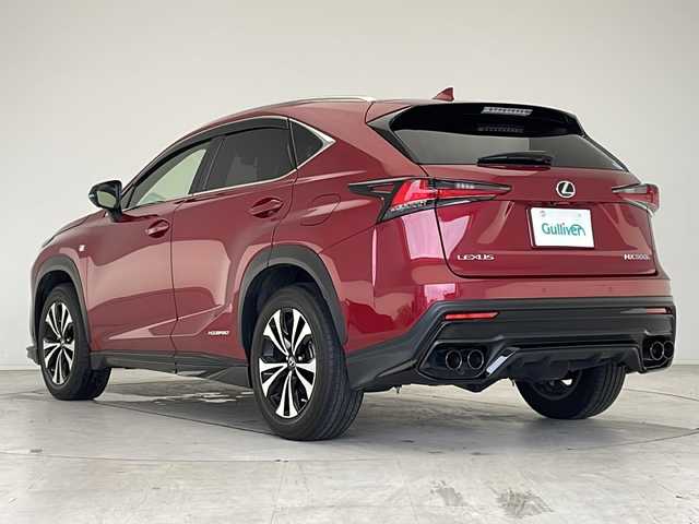 レクサス ＮＸ 300h Fスポーツ 愛知県 2018(平30)年 2万km レッドマイカクリスタルシャイン 衝突軽減システム/純正10型ナビ/三眼LEDヘッドライト/全方位カメラ/レーダークルーズコントロール/シートヒーター/エアシート/フルセグ/CD DVD/Bluetooth/バックカメラ/電動リアゲート/パワーシート/コーナーセンサー/ヘッドアップディスプレイ/純正アルミホイール/ルーフレール/ブラインドスポットモニター/ETC2.0/パドルシフト/ステアリングヒーター/オートマチックハイビーム/ドライブレコーダー/ステアリングスイッチ/スマートキー/プッシュスタート