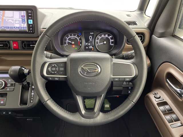 ダイハツ ムーヴ キャンバス セオリー G 茨城県 2022(令4)年 1.9万km グレーマイカM 純正7インチナビ/CD/DVD/フルセグTV/Bluetooth/両側パワースライドドア/スマートアシスト/衝突軽減システム/車線逸脱防止/横滑り防止/クリアランスソナー/先行者発進告知/標識認識機能/純正ドライブレコーダー/ETC/電磁パーキング/純正フロアマット/純正ドアバイザー/スマートキー/スペアキー/USB入力端子