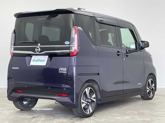 日産 ルークス HWS Gターボ プロパイロットED 新潟県 2020(令2)年 6.2万km アメジストパープル 純正SDナビ（型式：MM320D-L）/・AM/FM/CD/DVD/Bluetooth/フルセグ/バックモニター/アラウンドビューモニター/プロパイロット/衝突被害軽減システム/インテリジェントクルーズコントロール/レーンキープアシスト/ETC/フロントドライブレコーダー/両側パワースライドドア/純正フロアマット/純正15インチAW夏タイヤ/純正LEDヘッドライト/オートライト/オートマチックハイビーム/LEDフォグランプ/ABS/横滑り防止機能/リアコーナーセンサー/リアサーキュレーター/オートブレーキホールド/ステアリングスイッチ