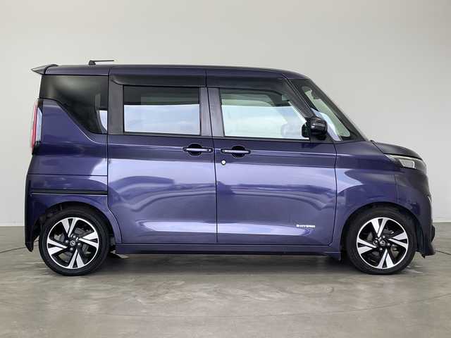 日産 ルークス HWS Gターボ プロパイロットED 新潟県 2020(令2)年 6.2万km アメジストパープル 純正SDナビ（型式：MM320D-L）/・AM/FM/CD/DVD/Bluetooth/フルセグ/バックモニター/アラウンドビューモニター/プロパイロット/衝突被害軽減システム/インテリジェントクルーズコントロール/レーンキープアシスト/ETC/フロントドライブレコーダー/両側パワースライドドア/純正フロアマット/純正15インチAW夏タイヤ/純正LEDヘッドライト/オートライト/オートマチックハイビーム/LEDフォグランプ/ABS/横滑り防止機能/リアコーナーセンサー/リアサーキュレーター/オートブレーキホールド/ステアリングスイッチ