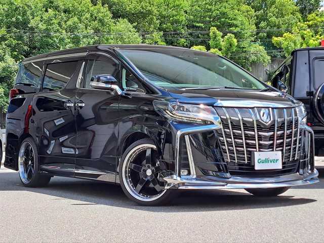 トヨタ アルファード S Cパッケージ 大阪府 2021(令3)年 4.7万km ブラック /禁煙車//ワンオーナー//モデリスタエアロ//モデリスタマフラー//Wサンルーフ//デジタルインナーミラー//純正ナビ付きディスプレーオーディオ//フルTV/DVD/Bluetooth/USB/CD//純正フリップダウンモニター【V12T-R68C】//バックカメラ・コーナーセンサー//D席メモリ-付きパワーシート//前席シートヒーター・エアーシート//2列目パワーシート・オットマン・ISOFIX//AC100Vコンセント//ブラインドスポットモニター//レーンキープアシスト//アダプティブクルーズコントロール//オートハイビーム//両側パワースライドドア//ステアリングヒーター//パワーバックドア//社外21AW//ビルトインETC
