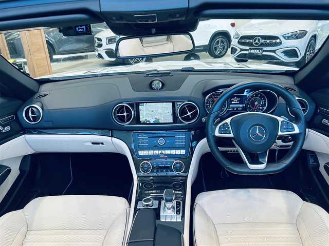 メルセデス・ベンツ ＳＬ４００ 大阪府 2020(令2)年 1.5万km ダイヤモンドホワイト ワンオーナー/レーダーセーフティP/ガラスルーフ/ホワイトレザー/メモリ付きパワーシート/エアシートヒーター/純正ナビ/TV/バックカメラ/applecarplay/ACC/純正19インチAW/LEDヘッドライト/電動リアゲート/ブラインドスポット