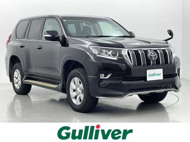 トヨタ ランドクルーザー プラド TX 熊本県 2020(令2)年 5.2万km ブラック 純正ナビ（ＣＤ・ＤＶＤ・フルセグ・ＢＴ・ＳＤ）/バックカメラ　/レーダークルーズコントロール　/前後クリアランスソナー　/衝突軽減ブレーキ　/レーンキープアシスト　/プリクラッシュセーフティ/先行車発進お知らせ機能/レーンデェパーチャアラート/横滑り防止　/ヘッドライトウォッシャー/純正フロアマット/純正17インチAW/オートライト/オートマチックハイビーム/LEDヘッドライト/フォグランプ/スマートキー/プッシュスタート/スペアキー1本/保証書/取扱説明書