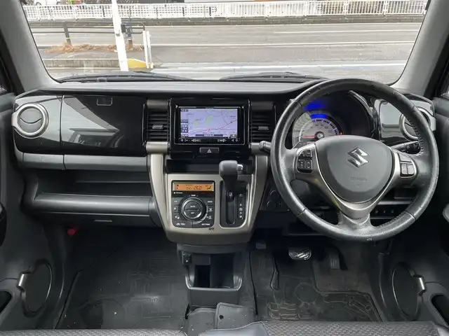 スズキ ハスラー Jスタイル Ⅱ ターボ 岐阜県 2016(平28)年 9.4万km クールカーキパールメタリック/ホワイト2トーンルーフ ワンオーナー/ターボ/ナビ/【Bluetooth．CD.DVD.AM/FM．TV】/ハーフレザーシート/シートヒーター/クルーズコントロール/レーンキープアシスト/衝突軽減ブレーキ/キセノンオートライト/フォグライト/横滑り防止装置/純正フロアマット/電動格納ドアミラー/ウィンカーミラー/ドアバイザー/保証書/取扱説明書/スペアキー