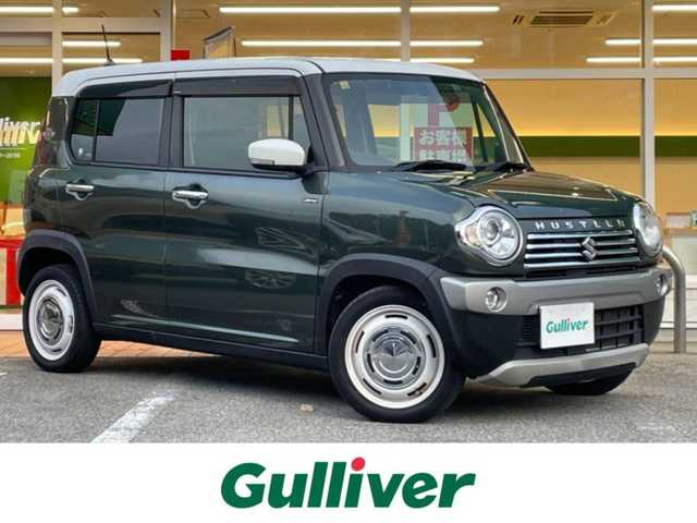 スズキ ハスラー Jスタイル Ⅱ ターボ 岐阜県 2016(平28)年 9.4万km クールカーキパールメタリック/ホワイト2トーンルーフ ワンオーナー/ターボ/ナビ/【Bluetooth．CD.DVD.AM/FM．TV】/ハーフレザーシート/シートヒーター/クルーズコントロール/レーンキープアシスト/衝突軽減ブレーキ/キセノンオートライト/フォグライト/横滑り防止装置/純正フロアマット/電動格納ドアミラー/ウィンカーミラー/ドアバイザー/保証書/取扱説明書/スペアキー