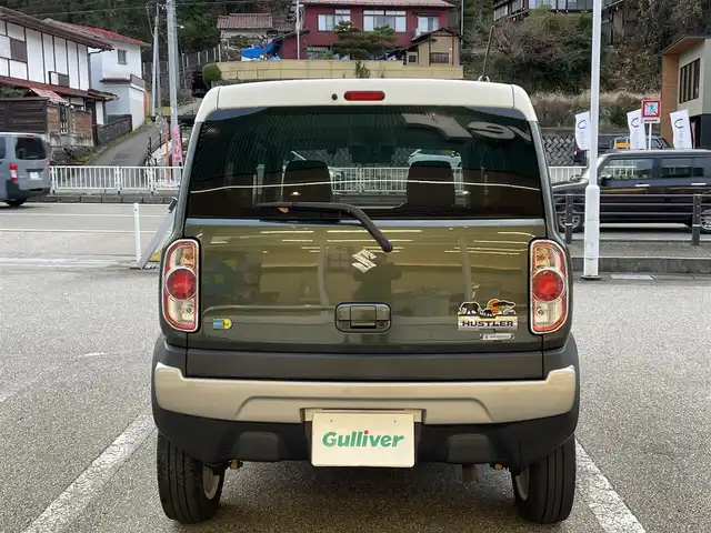 スズキ ハスラー Jスタイル Ⅱ ターボ 岐阜県 2016(平28)年 9.4万km クールカーキパールメタリック/ホワイト2トーンルーフ ワンオーナー/ターボ/ナビ/【Bluetooth．CD.DVD.AM/FM．TV】/ハーフレザーシート/シートヒーター/クルーズコントロール/レーンキープアシスト/衝突軽減ブレーキ/キセノンオートライト/フォグライト/横滑り防止装置/純正フロアマット/電動格納ドアミラー/ウィンカーミラー/ドアバイザー/保証書/取扱説明書/スペアキー