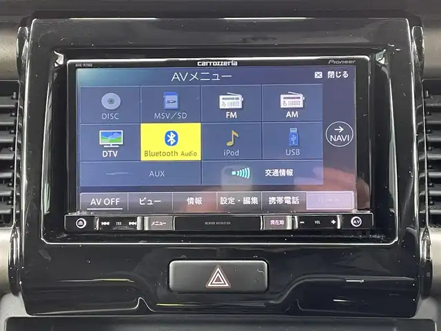 スズキ ハスラー Jスタイル Ⅱ ターボ 岐阜県 2016(平28)年 9.4万km クールカーキパールメタリック/ホワイト2トーンルーフ ワンオーナー/ターボ/ナビ/【Bluetooth．CD.DVD.AM/FM．TV】/ハーフレザーシート/シートヒーター/クルーズコントロール/レーンキープアシスト/衝突軽減ブレーキ/キセノンオートライト/フォグライト/横滑り防止装置/純正フロアマット/電動格納ドアミラー/ウィンカーミラー/ドアバイザー/保証書/取扱説明書/スペアキー