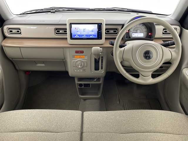 スズキ ラパン X 宮崎県 2017(平29)年 4万km フォレストアクアメタリック 禁煙車/衝突被害軽減ブレーキ/社外ナビTV/（ケンウッド/KXM-E502W/CD/DVD/Bluetooth/フルセグTV)/純正ビルトインETC/純正キセノンオートライト/純正14インチアルミ/純正セキュリティアラーム/純正フロアマット/本革巻ハンドル/シートヒーター/オートエアコン/ウインカードアミラー/電動格納ミラー/スマートキー/プッシュエンジンスタート/新車時保証書/取扱い説明書