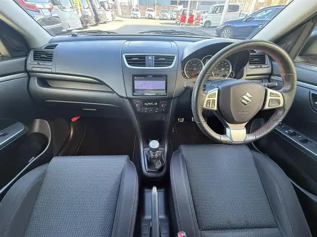 スズキ スイフト スポーツ 千葉県 2014(平26)年 2万km アブレイズレッドパール2 純正SDナビ/純正17インチAW/ワンオーナー/ETC/スマートキー/純正フロアマット/オートライト/クルーズコントロール/キセノンライト/保証書/取扱説明書