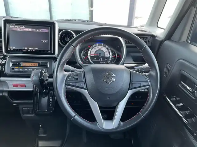 スズキ スペーシア カスタム HYBRID XS 香川県 2020(令2)年 2.3万km ブルーイッシュブラックパール3 スズキセーフティサポート/・全方位モニター用カメラ/・デュアルカメラブレーキサポート/・車線逸脱警報/・車線維持支援/・ヘッドアップディスプレイ/・LEDオートハイビーム/純正インチメモリナビ/→フルセグ/CD/DVD/Bluetooth/USB/AM/FM/両側パワースライドドア/ハーフレザーシート/運転席シートヒーター/スリムサーキュレーター/リヤクウォーターウインドーシェード/シートバックテーブル/純正15インチアルミ/純正フロアマット/革巻きステアリング/ステアリングリモコン/クリアランスソナー/アイドリングストップ/ビルトインETC/プッシュスタート/スマートキー