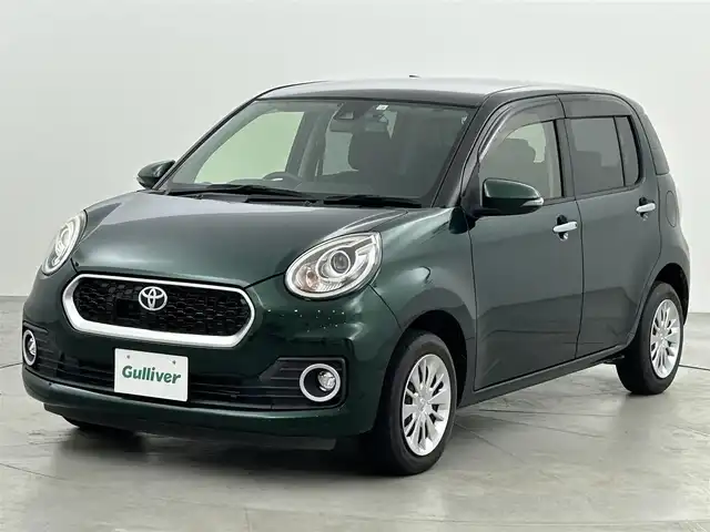 トヨタ パッソ モーダ　S 福岡県 2016(平28)年 2.8万km ブラックマイカメタリック/ダークエメラルドマイカ 2トーン 純正ナビ（Ｂｌｕｅｔｏｏｔｈ，フルセグＴＶ）　/ビルトインＥＴＣ　/前方ドライブレコーダー　/衝突被害軽減ブレーキ　/横滑り防止装置　/アイドリングストップ　/プッシュスタート　/電動格納式ドアミラー　/ＬＥＤライト