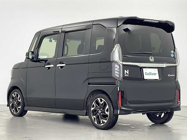 ホンダ Ｎ ＢＯＸ カスタム G EX ターボ ホンダセンシング 岐阜県 2020(令2)年 4.2万km クリスタルブラックパール ターボ/Kenwoodナビ/クルーズコントロール（追従あり）/両側パワースライドドア/ドライブレコーダー/コーナーセンサー/パドルシフト/横滑り防止装置/レーンキープアシスト/衝突軽減ブレーキ/オートライト/ステアリングリモコン/純正ドアバイザー/純正マット/ハーフレザーシート/スマートキー/プッシュスタート/ETC