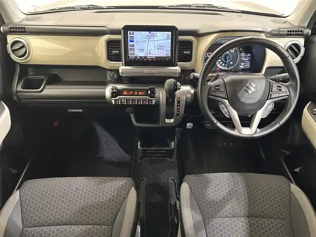 スズキ クロスビー HYBRID MZ 愛媛県 2021(令3)年 2万km スーパーブラックパール ・８型ナビ/（フルセグＴＶ・ＢＴ・ＳＤ・ＦＭ・ＡＭ・ＣＤ・ＤＶＤ・ＵＳＢ）/・全方位カメラ　/・前方ドラレコ　/・ＥＴＣ　/・レーダークルーズコントロール　/・レーンキープアシスト　/・衝突軽減ブレーキ　/・ＤＮ席シートヒーター