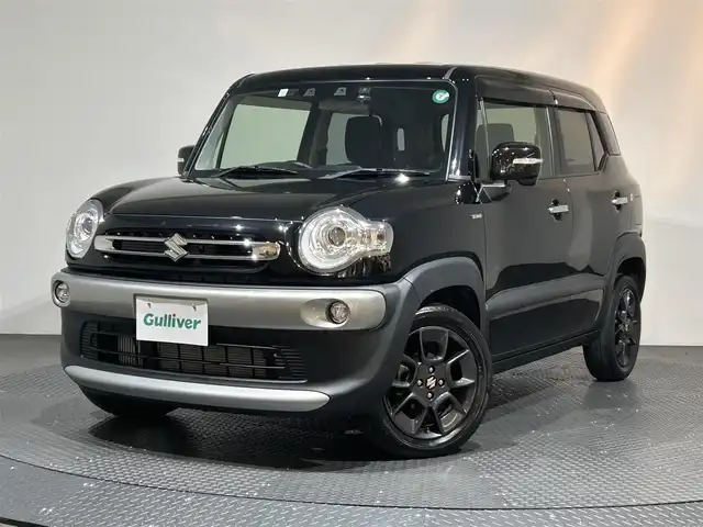 スズキ クロスビー HYBRID MZ 愛媛県 2021(令3)年 2万km スーパーブラックパール ・８型ナビ/（フルセグＴＶ・ＢＴ・ＳＤ・ＦＭ・ＡＭ・ＣＤ・ＤＶＤ・ＵＳＢ）/・全方位カメラ　/・前方ドラレコ　/・ＥＴＣ　/・レーダークルーズコントロール　/・レーンキープアシスト　/・衝突軽減ブレーキ　/・ＤＮ席シートヒーター
