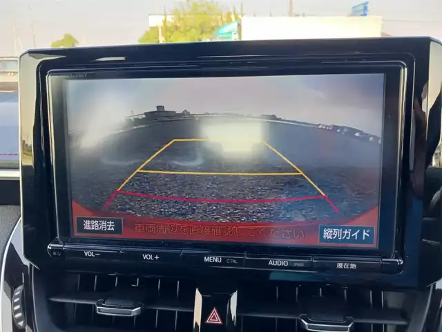 トヨタ カローラ スポーツ ハイブリッドG Z 静岡県 2018(平30)年 8万km スカーレットメタリック 純正9型ナビ/　(Bluetooth/CD/DVD)/フルセグTV/バックモニター/ビルトインETC/ドライブレコーダー/レーダークルーズコントロール/セーフティセンス/・プリクラッシュセーフティシステム/・レーントレーシングアシスト/・オートマチックハイビーム/・ロードサインアシスト/LEDヘッドランプ/本革巻きステアリング/前席スポーツシート/WedsSPORT18インチアルミホイール/スマートエントリー/スタートシステム/禁煙車