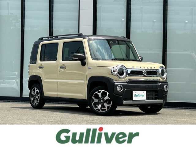 スズキ ハスラー Jスタイル Ⅱ 大阪府 2023(令5)年 1.3万km シフォンアイボリーメタリック/ガンメタリック2トーン 社外ナビ/   Bluetooth/USB/バックモニター/衝突軽減ブレーキ/横滑り防止装置/コーナーセンサー/前席シートヒーター/レーダークルーズコントロール/レーンキープアシスト/アイドリングストップ/オートマチックハイビーム/純正15インチアルミホイール/純正フロアマット　/プッシュスタート/スマートキー/ルーフレール/ＥＴＣ/ＬＥＤ/禁煙車