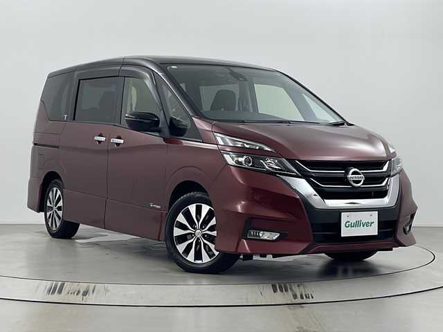 日産 セレナ ハイウェイスター プロパイロットED 埼玉県 2016(平28)年 3.6万km ライトブルーメタリック 純正ナビ/（BT/フルTVCD/DVD//AM/FM）/バックカメラ/インテリジェントエマージェンシーブレーキ/インテリジェントLI（車線逸脱防止支援システム）/LDW（車線逸脱警報）/RCTA（後退時車両検知警報）/プロパイロット/前後ドライブレコーダー/LEDライト/純正アルミホイール/純正フロアマット