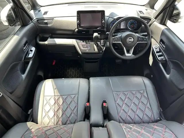 日産 ルークス HWS X プロパイロットED 滋賀県 2020(令2)年 4.3万km ホワイトパール 純正9インチナビ/(AM/FM/CD/DVD/フルセグ/AUX/SD/Bluetooth)/全方位カメラ/両側電動ドア/ETC/前後ドライブレコーダー/LEDヘッドライト/追従クルーズコントロール/オートライト/電子パーキング/オートホールドブレーキ/ステアリングスイッチ/プッシュスタート/スマートキー