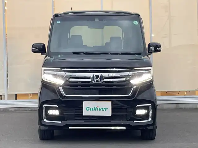 ホンダ Ｎ ＢＯＸ カスタム L ターボ 神奈川県 2021(令3)年 7.5万km クリスタルブラックパール 純正SDナビ 　Bluetooth/CD/DVD/iPod/両側パワースライドドア /バックカメラ　/追従走行付きクルーズコントロール　/コーナーセンサー　/前席シートヒーター　/ビルトインETC パドルシフト　/純正アルミホイール　/純正フロアマット　