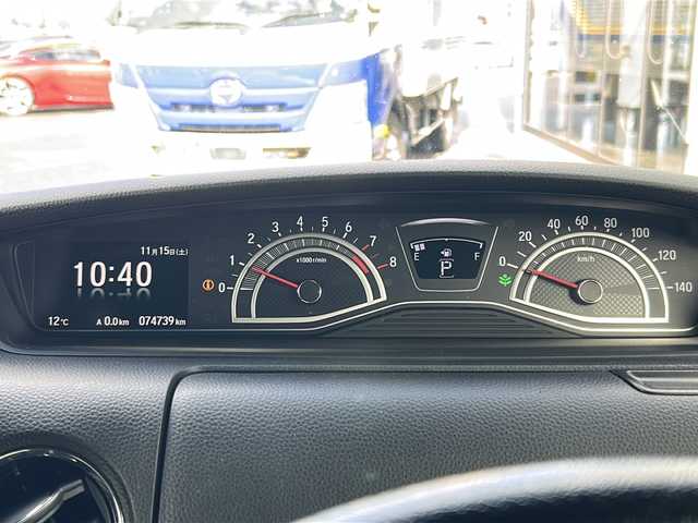 ホンダ Ｎ ＢＯＸ カスタム L ターボ 山形県 2021(令3)年 7.5万km クリスタルブラックパール 純正SDナビ 　Bluetooth/CD/DVD/iPod/両側パワースライドドア /バックカメラ　/追従走行付きクルーズコントロール　/コーナーセンサー　/前席シートヒーター　/ビルトインETC パドルシフト　/純正アルミホイール　/純正フロアマット　