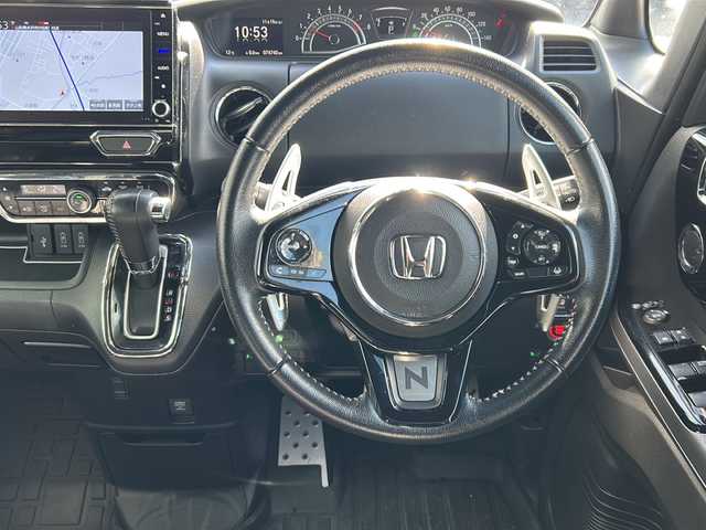ホンダ Ｎ ＢＯＸ カスタム L ターボ 山形県 2021(令3)年 7.5万km クリスタルブラックパール 純正SDナビ 　Bluetooth/CD/DVD/iPod/両側パワースライドドア /バックカメラ　/追従走行付きクルーズコントロール　/コーナーセンサー　/前席シートヒーター　/ビルトインETC パドルシフト　/純正アルミホイール　/純正フロアマット　
