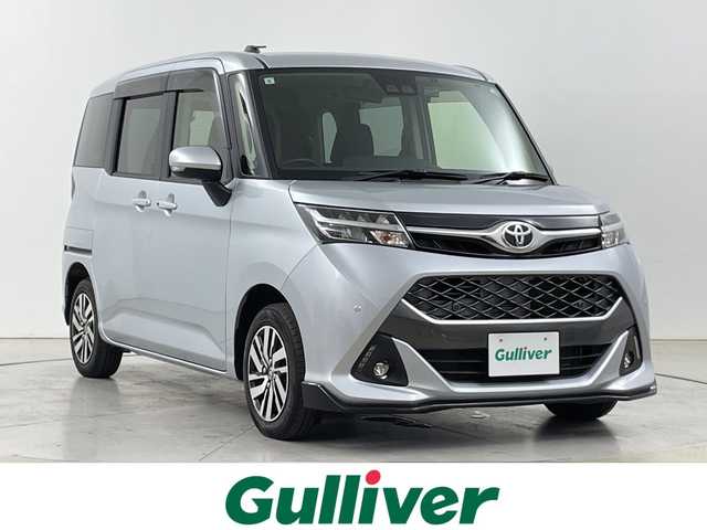 トヨタ タンク カスタムG 道央・札幌 2019(令1)年 0.3万km ブライトシルバーM ・４WD/スマートアシスト/・衝突被害軽減ブレーキ/・純正ディーラーOPナビ/・DVD.CD.SD.Bluetooth/・フルセグ.バックカメラ /・両側パワースライドドア/・クルーズコントロール/・LEDライト/オートハイビーム/・ドライブレコーダー前後/・スマートキー