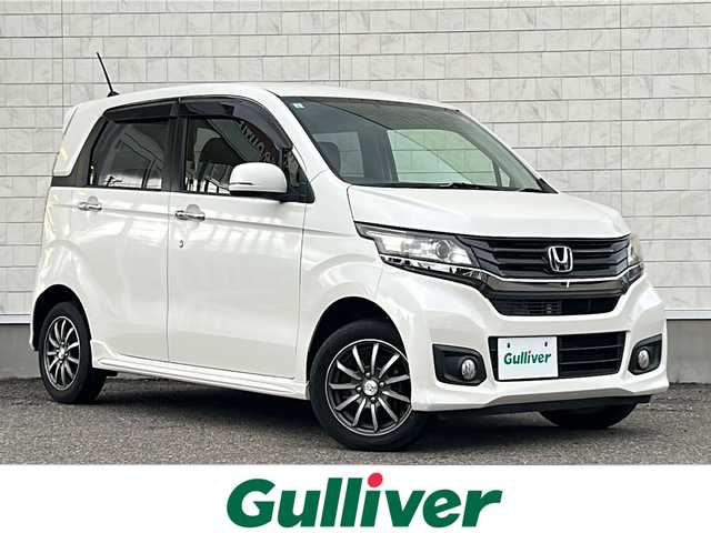 ホンダ Ｎ ＷＧＮ カスタム G 福島県 2015(平27)年 6.6万km プレミアムホワイトパールⅡ 純正ナビ　バックＣ　フルセグＴＶ　ＢＴ　ＥＴＣ　ＨＩＤヘッドライト　フォグランプ　前席シートヒーター　スマートキー　スペアキー　プッシュスタート　ステリモ　ＥＣＯＮ　純正フロアマット　電格ミラー　取説