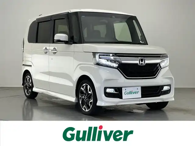 ホンダ Ｎ ＢＯＸ カスタム G L ターボ ホンダセンシング 愛知県 2018(平30)年 6.8万km プレミアムホワイトパールⅡ 純正8インチナビ/ホンダセンシング/パドルシフト/ターボ/レーダークルーズコントロール/両側パワースライドドア/LEDオートライト/バックカメラ/ETC/ドライブレコーダー/純正アルミホイール/フルセグTV/DVD/純正フロアマット/ハーフレザーシート/衝突被害軽減ブレーキ/カーテンエアバック/禁煙車