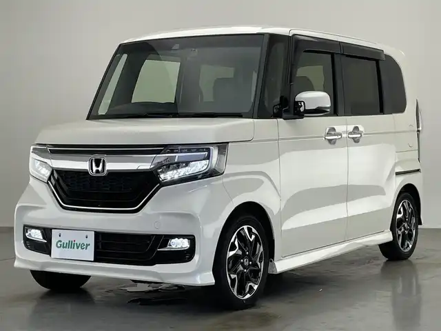 ホンダ Ｎ ＢＯＸ カスタム G L ターボ ホンダセンシング 愛知県 2018(平30)年 6.8万km プレミアムホワイトパールⅡ 純正8インチナビ/ホンダセンシング/パドルシフト/ターボ/レーダークルーズコントロール/両側パワースライドドア/LEDオートライト/バックカメラ/ETC/ドライブレコーダー/純正アルミホイール/フルセグTV/DVD/純正フロアマット/ハーフレザーシート/衝突被害軽減ブレーキ/カーテンエアバック/禁煙車