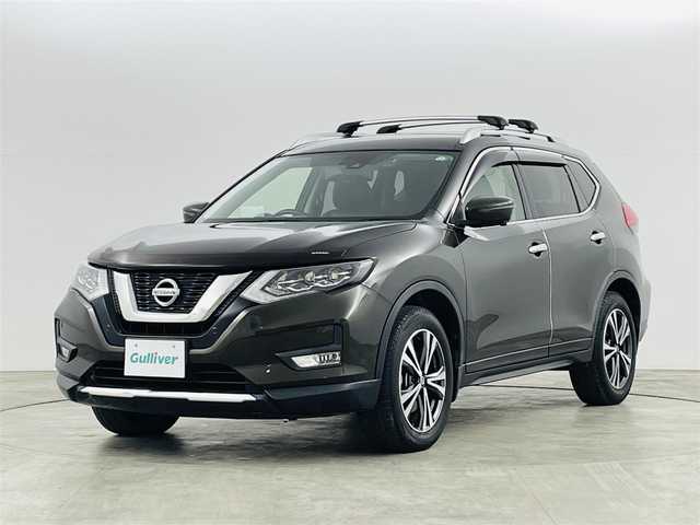 日産 エクストレイル 20X 福島県 2017(平29)年 7.4万km チタニウムカーキ プロパイロット/・エマージェンシーブレーキ/・ダウンヒルアシストコントロール/・クリアランスソナー/・横滑り防止機能/ストラーダナビ/・型番；CN-RX03WD/・フルセグ/TV/CD/DVD/Blu-ray/iPod/SD/BT/USB/アラウンドビューモニター/アダプティブ・クルーズコントロール/LEDオートライト/・フォグランプ/ハーフレザー/・パワーバックドア/純正AW付きサマータイヤ/ルーフレール/ストラーダインフォメーションディスプレイ/デジタルインナーミラー/電動格納ミラー/・ウィンカーミラー/・ミラーヒーター/電子パーキング/・ブレーキホールド/ドアバイザー/純正フロアマット/革ステアリング/・ステアリングリモコン/前ドラレコ/ETC/プッシュスタート/・スマートキー