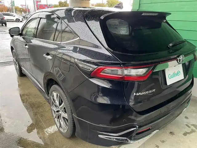 トヨタ ハリアー エレガンス 新潟県 2017(平29)年 5.9万km スパークリングブラックパールクリスタルシャイン モデリスタフルエアロ/社外ナビ/　　フルセグ/CD/SD/BT/バックカメラ/レーダークルーズコントロール/LEDオートライト/オートハイビーム/ハーフレザーシート/アイドリングストップ/スタッドレスタイヤ車載/スマートキー/ビルトインETC