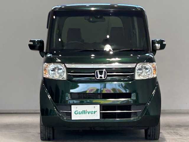 ホンダ Ｎ ＢＯＸ G ターボ SSパッケージ 宮城県 2016(平28)年 4.4万km ブリティッシュグリーンP ターボ/シティブレーキアクティブシステム/クルーズコントロール/純正ナビ（地図SD無いため確認できず）/・バックカメラ/・CD/DVD/・ETC/・ドライブレコーダー/パドルシフト/ベンチシート/・シートヒーター（運転席/助手席）/・チップアップシート/LEDヘッドライト/・オートライト/純正フロアマット/社外アルミホイール
