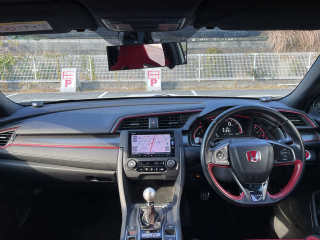 ホンダ シビック タイプR 愛知県 2018(平30)年 5.8万km チャンピオンシップホワイト /ワンオーナー//純正メモリナビ(VXM-185VFi)/(フルセグTV/DVD/Bluetooth/SD)/(AppleCarPlay/MusicRuck/iPod)//クルーズコントロール//ビルトインＥＴＣ//360°ドライブレコーダー(Yupiteru S10)//バックカメラ//プッシュスタート//スマートキー//スペアキーx1//ＬＥＤヘッドライト//フォグランプ//電動パーキングブレーキ//ブレーキホールド//純正フロアマット//純正ドアバイザー