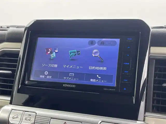 スズキ クロスビー HYBRID MZ 福井県 2018(平30)年 7万km スーパーブラックパール 3トーンコーディネート 社外メモリナビ/CD/DVD/BT/フルセグ/バックカメラ/クルーズコントロール/レーンキープアシスト/アイドリングストップ/ドライブレコーダー/フロアマット/ドアバイザー/社外マフラー/横滑り防止装置/衝突被害軽減システム