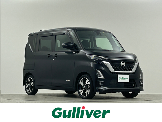 日産 ルークス HWS Gターボ プロパイロットED 埼玉県 2020(令2)年 1.8万km ブラック 純正９型ナビ　ＭＭ３１９Ｄ－Ｌ　フルセグ　ＢＴ　ＤＶＤ　プロパイロット　アラウンドビューモニター　ドラレコ　ＥＴＣ２．０　オートホールド　両側パワスラ　リアサーキュレーター　ＬＥＤヘッドライト