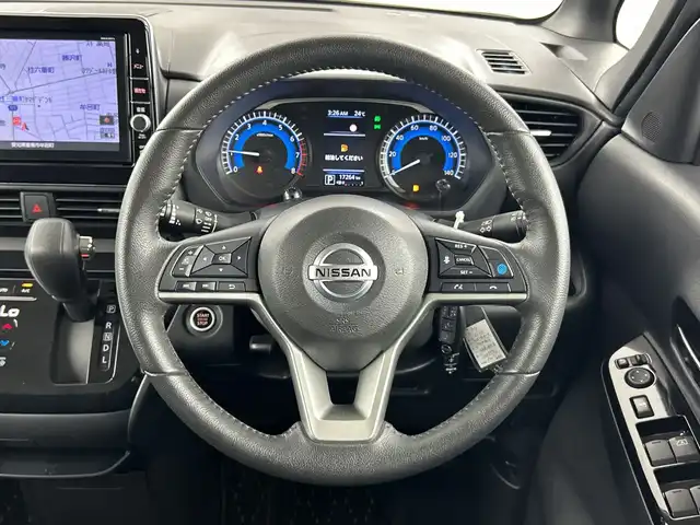 日産 ルークス HWS Gターボ プロパイロットED 愛知県 2020(令2)年 1.8万km ブラック 禁煙車/ターボ/純正8インチナビ/（CD/DVD/Bluetooth/フルセグTV/SD）/全方位カメラ/衝突軽減ブレーキ/レーンキープアシスト/レーダークルーズコントロール/プロパイロット/オートマチックハイビーム/ETC/ドライブレコーダー/両側パワースライドドア/アイドリングストップ/純正14インチアルミホイール/スマートキー/プッシュスタート/純正フロアマット/横滑り防止装置/ステアリングスイッチ/ベンチシート/電動格納ミラー