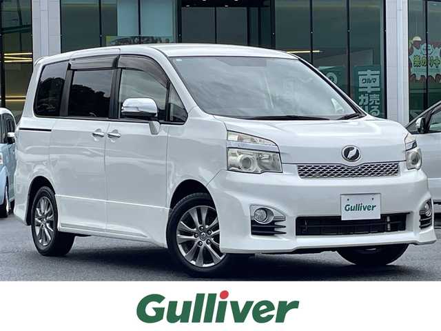 トヨタ ヴォクシー ZS 煌Ⅲ 島根県 2012(平24)年 5.8万km ホワイトパールクリスタルシャイン 純正ナビ/CD/DVD/DTV/Bluetooth/バックカメラ/純正フリップダウンモニター/両側パワースライドドア/ステアリングスイッチ/HIDオートライト/パドルシフト/ビルトインETC/スマートキー/スペアキー /プッシュスタート /純正アルミホイール/純正フロアマット/ドアバイザー