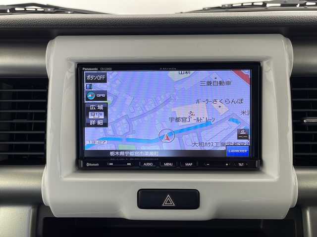 スズキ ハスラー G ターボ 栃木県 2017(平29)年 6.1万km ライトブルー 社外ナビ/(CD/ワンセグTV/FM/AM/BT)/衝突軽減ブレーキ/シートヒーター（D/N席）/プッシュスタート/スマートキー/オートライト/アイドリングストップ/ドアバイザー/フロアマット/ＥＴＣ