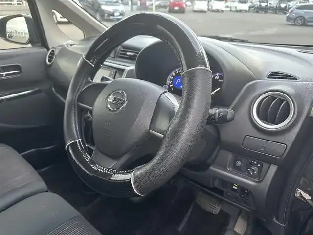日産 デイズ ハイウェイスターG 道北・旭川 2017(平29)年 6.7万km ブラック (株)IDOMが運営する【じしゃロン旭川店】の自社ローン専用車両になります。こちらは現金またはオートローンご利用時の価格です。自社ローンご希望の方は別途その旨お申付け下さい/　/・社外ディスプレイオーディオ/・アラウンドビューモニター/・レーダーブレーキ/・運転席シートヒーター/・プッシュスタート/・スマートキー２個/・積込スタッドレス 155/65R14/・取扱説明書