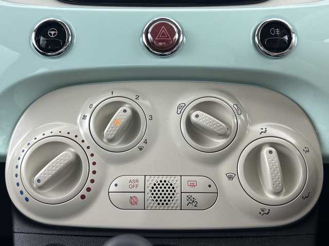 フィアット ５００ 1．2 カルト 愛知県 2021(令3)年 1.7万km LATTE MENTA ワンオーナー/ディスプレイオーディオ/bluetooth　/前後ドライブレコーダー　/ETC/右ハンドル/5速デュアロジックAT/開口部ボディ同色モール付無塗装ブロック調フロントバンパー/無塗装モール付リアバンパー/クロームシフトノブ/FIATエンボス入ブラックファブリックシート/取扱説明書/新車保証書/キーレス、スペアキー