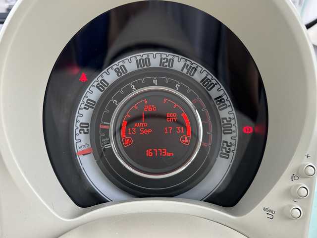 フィアット ５００ 1．2 カルト 愛知県 2021(令3)年 1.7万km LATTE MENTA ワンオーナー/ディスプレイオーディオ/bluetooth　/前後ドライブレコーダー　/ETC/右ハンドル/5速デュアロジックAT/開口部ボディ同色モール付無塗装ブロック調フロントバンパー/無塗装モール付リアバンパー/クロームシフトノブ/FIATエンボス入ブラックファブリックシート/取扱説明書/新車保証書/キーレス、スペアキー