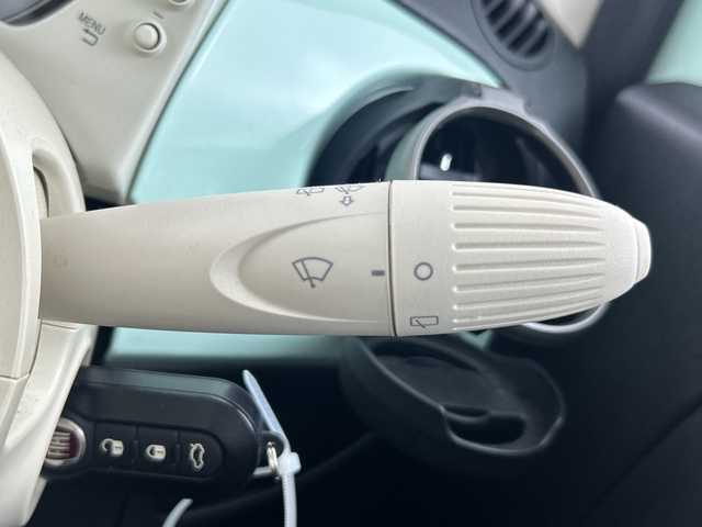 フィアット ５００ 1．2 カルト 愛知県 2021(令3)年 1.7万km LATTE MENTA ワンオーナー/ディスプレイオーディオ/bluetooth　/前後ドライブレコーダー　/ETC/右ハンドル/5速デュアロジックAT/開口部ボディ同色モール付無塗装ブロック調フロントバンパー/無塗装モール付リアバンパー/クロームシフトノブ/FIATエンボス入ブラックファブリックシート/取扱説明書/新車保証書/キーレス、スペアキー