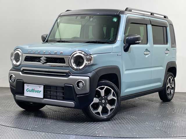 スズキ ハスラー Jスタイル 愛媛県 2021(令3)年 2.1万km オフブルーメタリック/ガンメタリック2トーンルーフ 社外メモリーナビ/Bluetooth/バックカメラ/ドライブレコーダー/ETC/LEDヘッドライト/衝突被害軽減ブレーキ/レーンアシスト/リアコーナーセンサー/ハーフレザーシート/シートヒーター/スマートキー