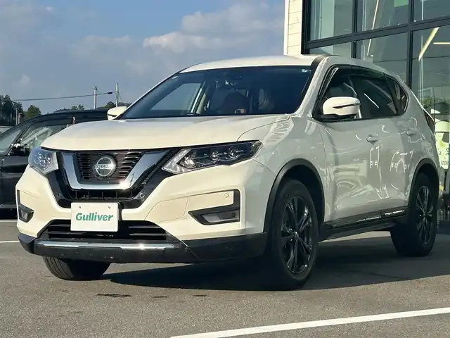 日産 エクストレイル 20Xi レザーエディション 愛媛県 2020(令2)年 7.6万km ブリリアントホワイトパール 純正9型ナビ(BT/フルセグTV)/全周囲カメラ/プロパイロット/インテリジェントルームミラー/アイドリングストップ/黒革温電動シート/純正ドライブレコーダー/クリアランスソナー/LEDヘッドライト/革巻きステアリング/電動パーキングブレーキ/AutoHold機能/現状サマー(純正AW)(225/60/R18)