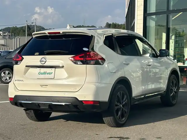 日産 エクストレイル 20Xi レザーエディション 愛媛県 2020(令2)年 7.6万km ブリリアントホワイトパール 純正9型ナビ(BT/フルセグTV)/全周囲カメラ/プロパイロット/インテリジェントルームミラー/アイドリングストップ/黒革温電動シート/純正ドライブレコーダー/クリアランスソナー/LEDヘッドライト/革巻きステアリング/電動パーキングブレーキ/AutoHold機能/現状サマー(純正AW)(225/60/R18)