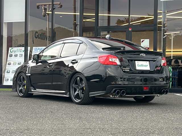 スバル ＷＲＸ ＳＴＩ STI タイプS 大阪府 2019(令1)年 6.9万km クリスタルブラックシリカ １オーナー　アプライドＦ型　ＨＫＳ車高調　ＲＡＹＳ１９ＡＷ　柿本４本出し　ＳＴＩエアロ　リアスポイラー　ナルディハンドル　純正８インチナビ　シートヒーター　レーダー探知機　ドラレコ　ＥＴＣ　バックカメラ　ウィンカーミラー　プッシュスタート　LEDヘッドライト　純正マフラー（積込）　純正ハンドル（積込）　純正オーディオ　スペアタイヤ